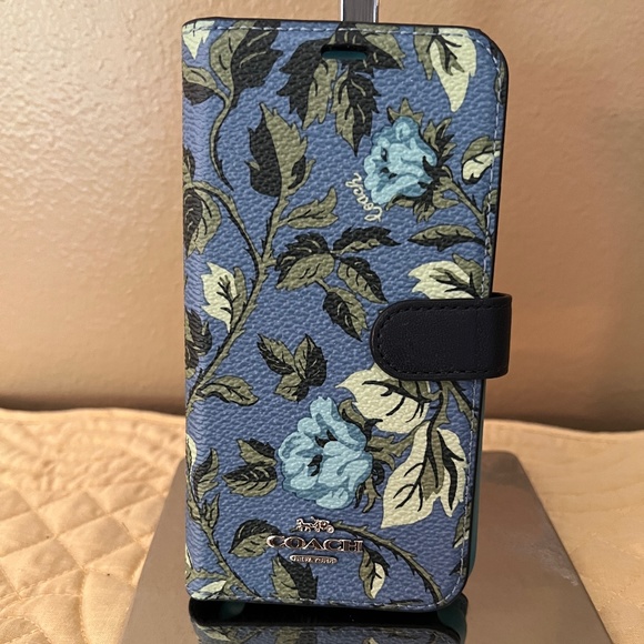 Coach Accessories Coach Iphone X Folio Case Gently Used Poshmark